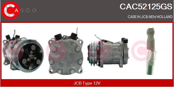 Casco CAC52125GS - Компрессор кондиционера autospares.lv