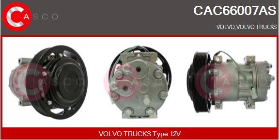 Casco CAC66007AS - Компрессор кондиционера autospares.lv