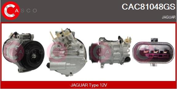 Casco CAC81048GS - Компрессор кондиционера autospares.lv