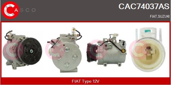 Casco CAC74037AS - Компрессор кондиционера autospares.lv