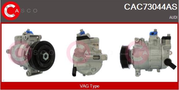 Casco CAC73044AS - Компрессор кондиционера autospares.lv