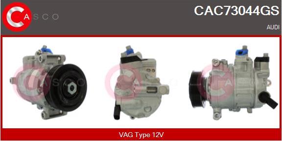 Casco CAC73044GS - Компрессор кондиционера autospares.lv