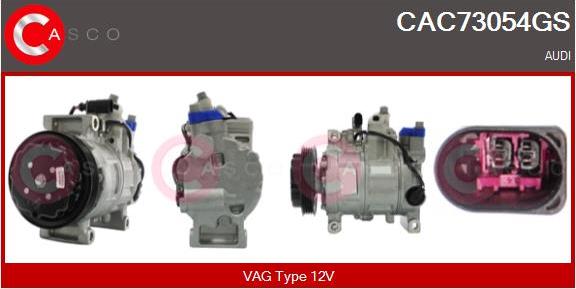 Casco CAC73054GS - Компрессор кондиционера autospares.lv