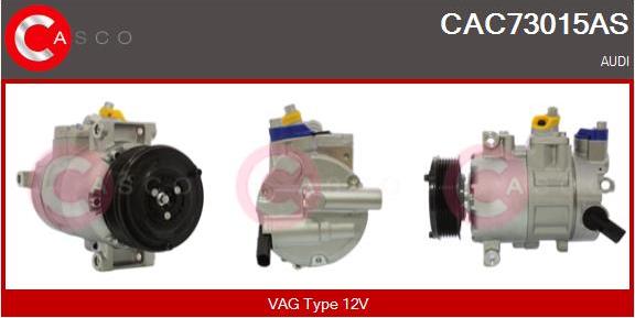 Casco CAC73015AS - Компрессор кондиционера autospares.lv