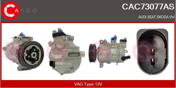 Casco CAC73077AS - Компрессор кондиционера autospares.lv