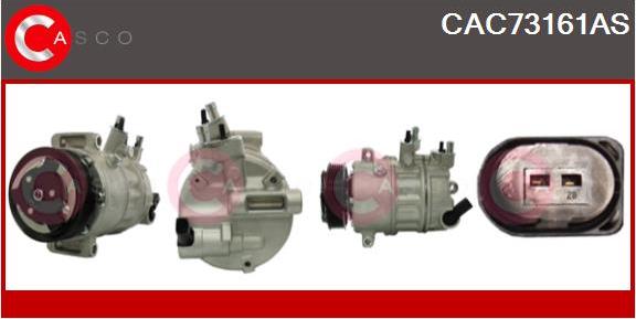 Casco CAC73161AS - Компрессор кондиционера autospares.lv