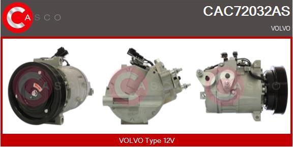 Casco CAC72032AS - Компрессор кондиционера autospares.lv