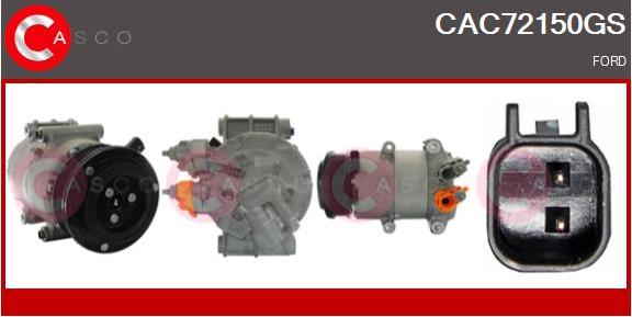 Casco CAC72150GS - Компрессор кондиционера autospares.lv