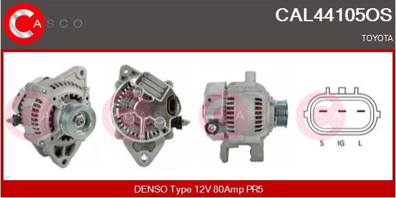 Casco CAL44105OS - Генератор autospares.lv
