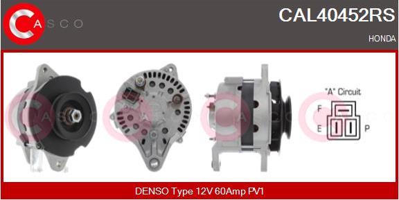 Casco CAL40452RS - Генератор autospares.lv