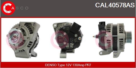 Casco CAL40578AS - Генератор autospares.lv