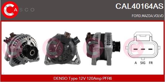 Casco CAL40164AS - Генератор autospares.lv