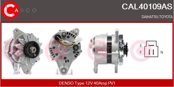 Casco CAL40109AS - Генератор autospares.lv