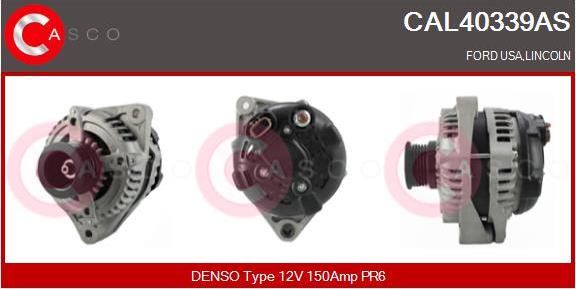 Casco CAL40339AS - Генератор autospares.lv