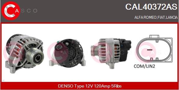 Casco CAL40372AS - Генератор autospares.lv