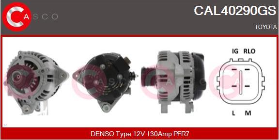 Casco CAL40290GS - Генератор autospares.lv