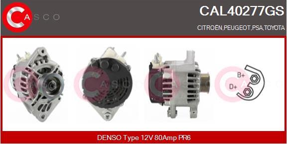 Casco CAL40277GS - Генератор autospares.lv