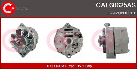 Casco CAL60625AS - Генератор autospares.lv