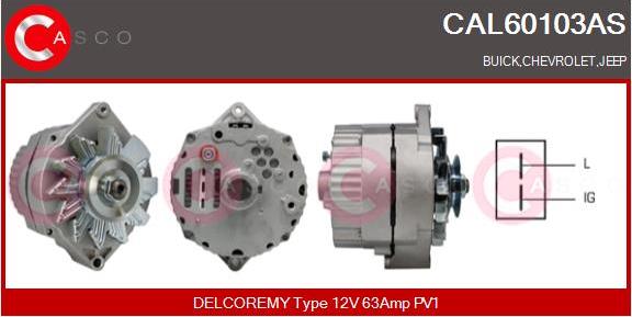 Casco CAL60103AS - Генератор autospares.lv