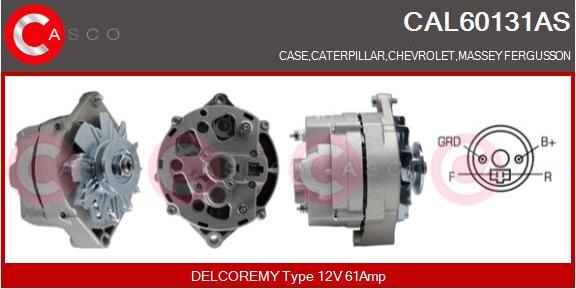 Casco CAL60131AS - Генератор autospares.lv