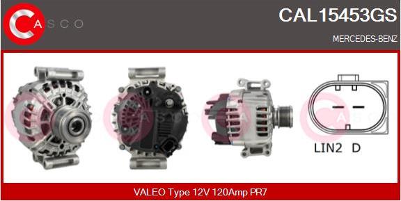 Casco CAL15453GS - Генератор autospares.lv