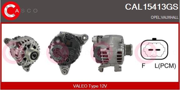 Casco CAL15413GS - Генератор autospares.lv