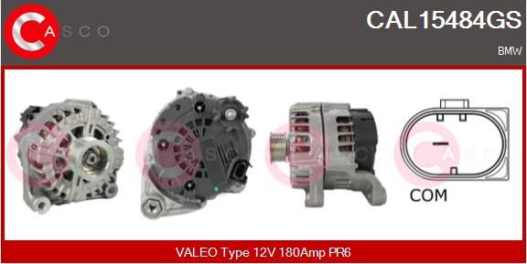 Casco CAL15484GS - Генератор autospares.lv