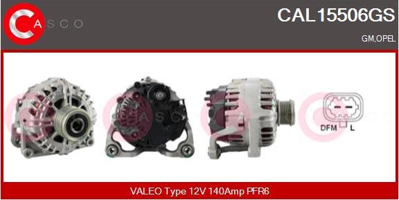 Casco CAL15506GS - Генератор autospares.lv