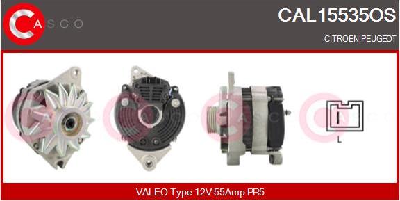 Casco CAL15535OS - Генератор autospares.lv