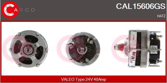 Casco CAL15606GS - Генератор autospares.lv