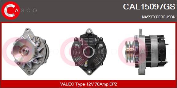 Casco CAL15097GS - Генератор autospares.lv