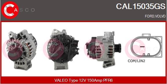 Casco CAL15035GS - Генератор autospares.lv
