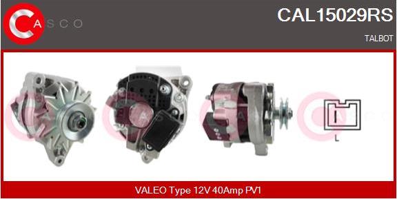 Casco CAL15029RS - Генератор autospares.lv