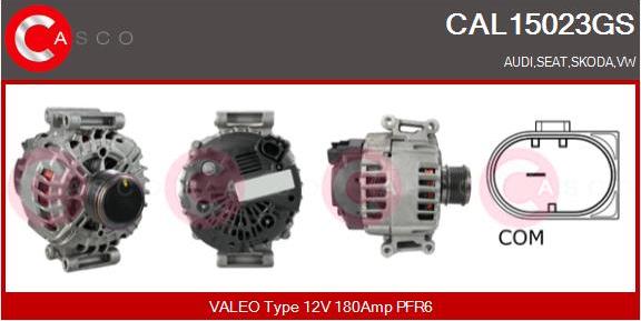 Casco CAL15023GS - Генератор autospares.lv