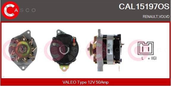 Casco CAL15197OS - Генератор autospares.lv