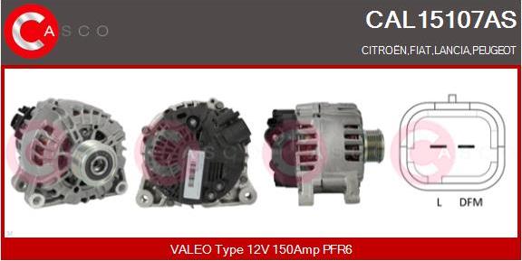 Casco CAL15107AS - Генератор autospares.lv