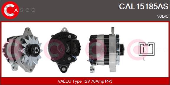 Casco CAL15185AS - Генератор autospares.lv