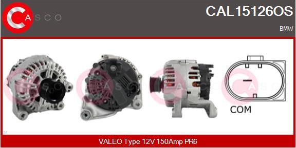 Casco CAL15126OS - Генератор autospares.lv
