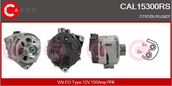 Casco CAL15300RS - Генератор autospares.lv