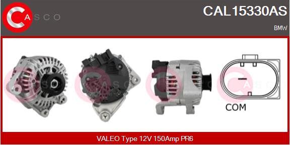 Casco CAL15330AS - Генератор autospares.lv