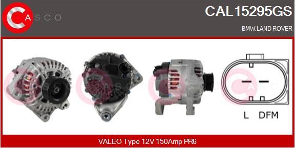 Casco CAL15295GS - Генератор autospares.lv