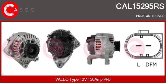 Casco CAL15295RS - Генератор autospares.lv