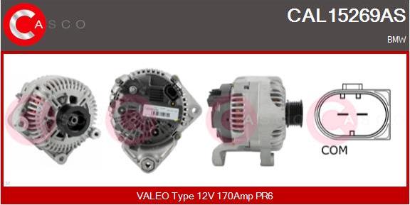 Casco CAL15269AS - Генератор autospares.lv