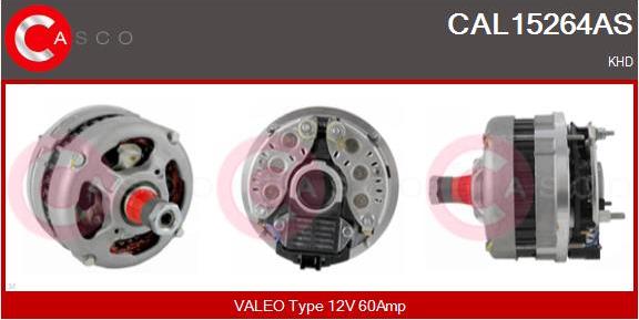 Casco CAL15264AS - Генератор autospares.lv