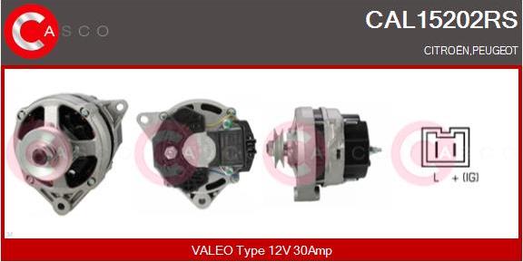 Casco CAL15202RS - Генератор autospares.lv