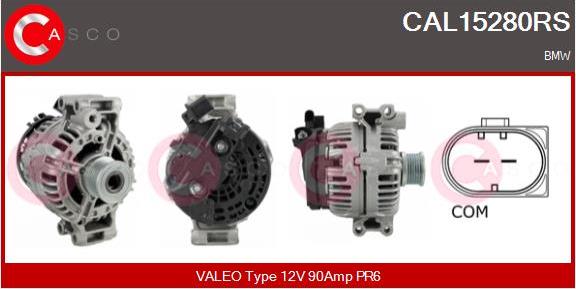 Casco CAL15280RS - Генератор autospares.lv