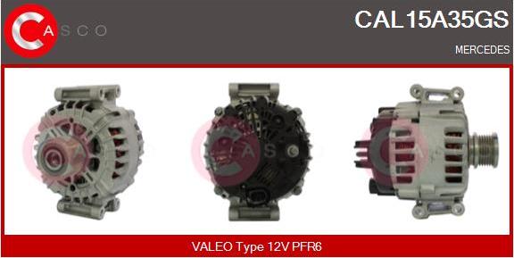 Casco CAL15A35GS - Генератор autospares.lv
