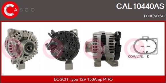 Casco CAL10440AS - Генератор autospares.lv