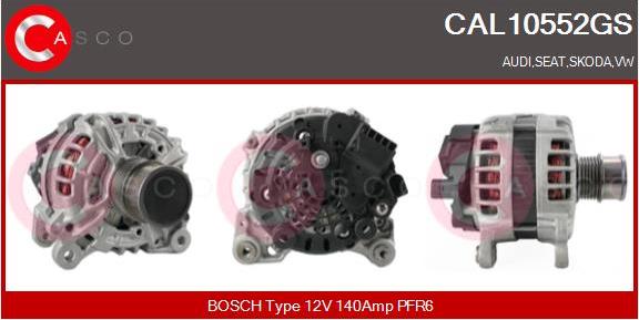 Casco CAL10552GS - Генератор autospares.lv