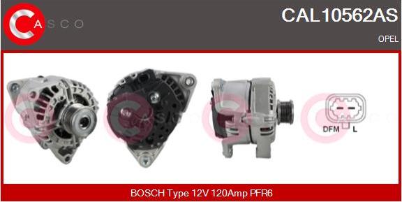 Casco CAL10562AS - Генератор autospares.lv